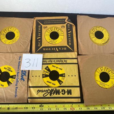 Johnny Cash 45 Records