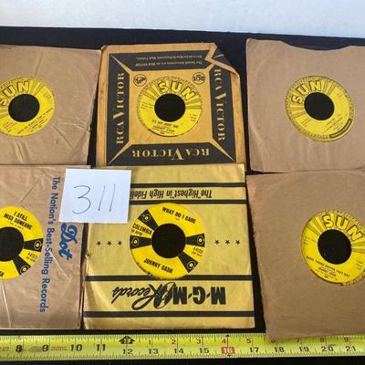 Johnny Cash 45 Records