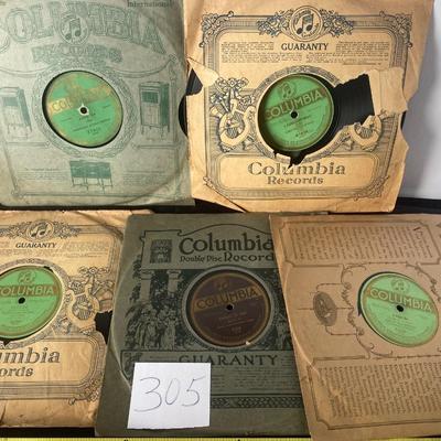 I vintage Columbia Records