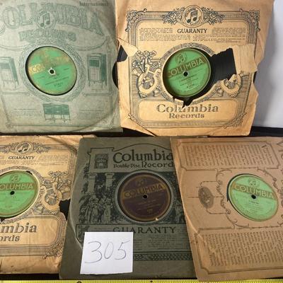 I vintage Columbia Records