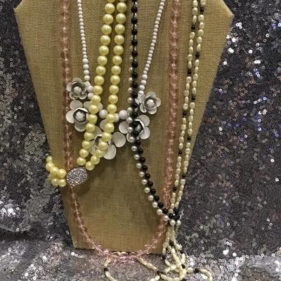 Lot Of 5 Necklaces.
