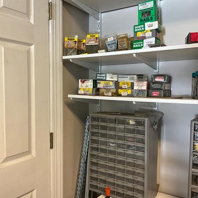 S1716 One Drawer Organizer with Boxes of Screws and Nails