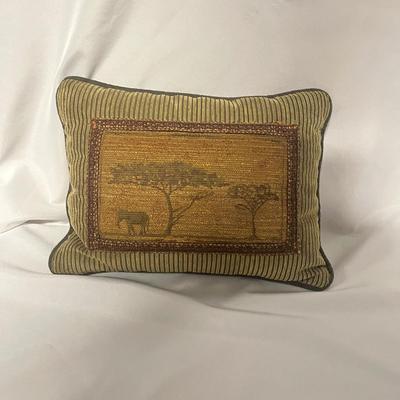 Trio of Elephant Design Accent Pillows (B2-MG)