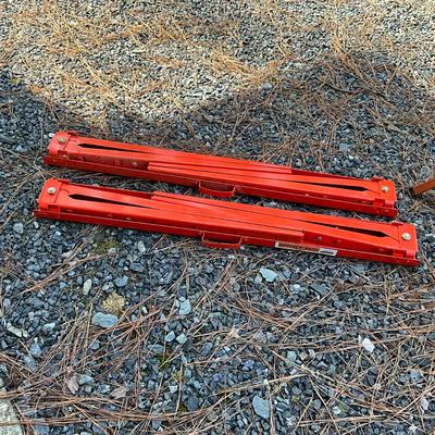 S1741 Pair of Folding Steel Adjustable Saw Horses by Tote A Horse