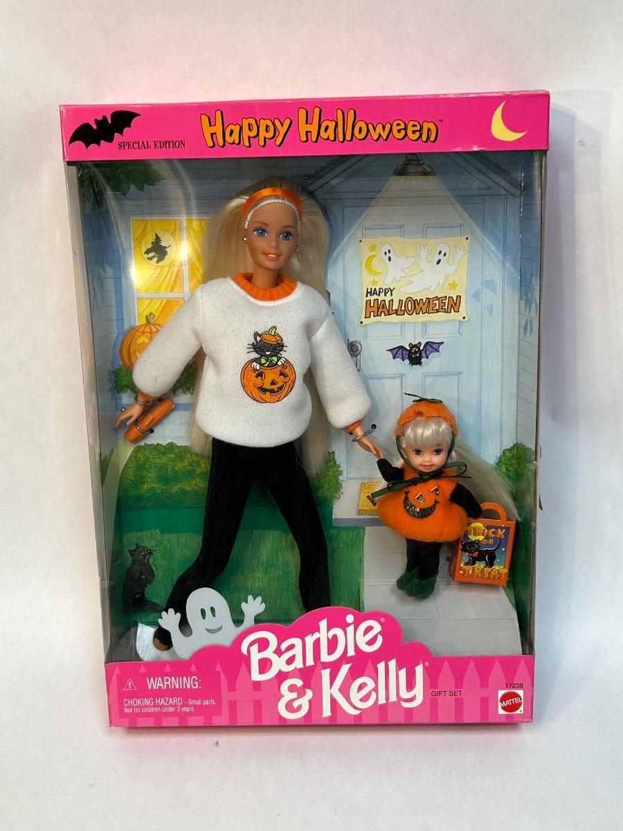 Happy halloween barbie and kelly sales