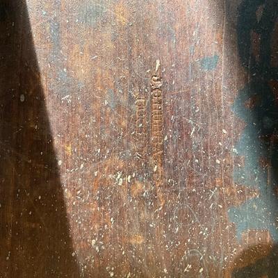 US1753 Antique JC Hubbard Boston, MA. Armchair