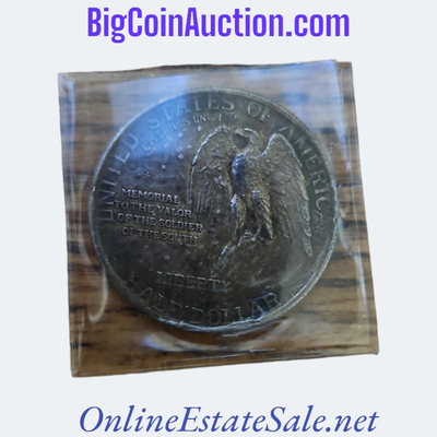 1925 Stone Mountain $1/2 Classic commen orig toned