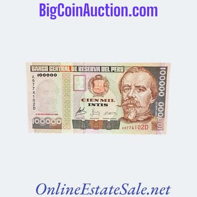 1988 PERU 100000 INTIS