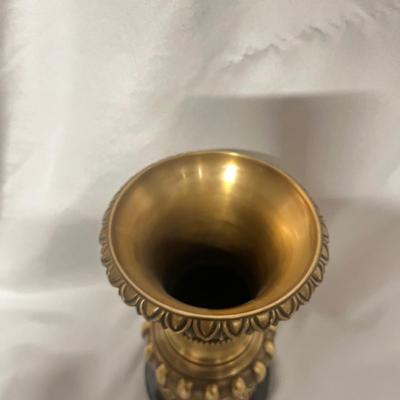 Brass Urn, Candlesticks & More (B2-MG)