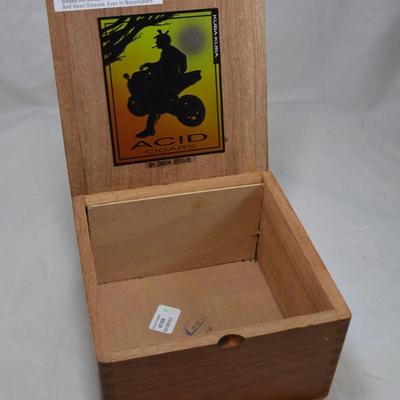 Lot of Vintage Cigar Boxes Assorted Brands