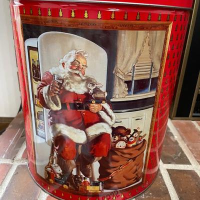 Coca Cola Santa Tin
