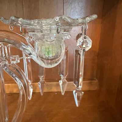 Cambridge "Lyre" Harp Light Candelabra Candlestick Holder (1 of 2)