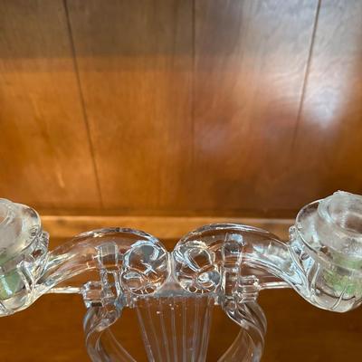 Cambridge "Lyre" Harp Light Candelabra Candlestick Holder (1 of 2)