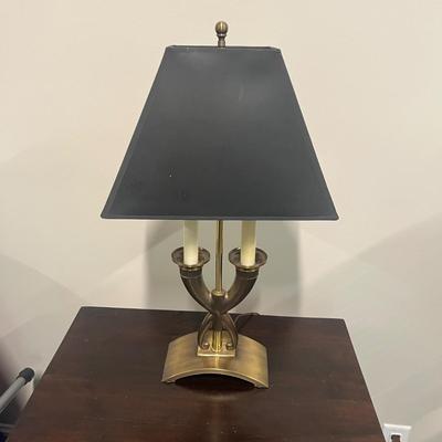 Brass Candlestick Table Lamp (B2-MG)