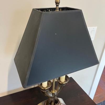 Brass Candlestick Table Lamp (B2-MG)