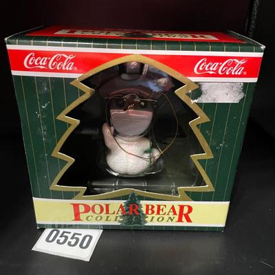 Coca-Cola polar bear Christmas ornament