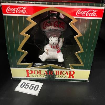 Coca-Cola polar bear Christmas ornament