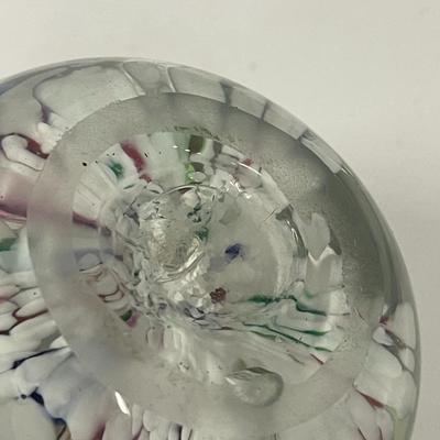 Vintage Art Glass Paperweight, Unmarked