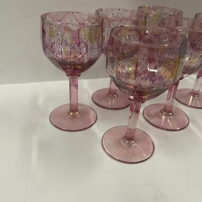 Set of 6 Vintage Wineglasses