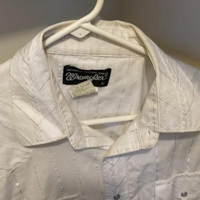 Longsleeve Pearl Snap Button Men's Shirts