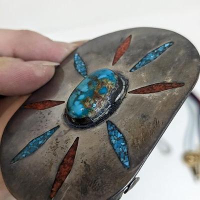 Turquoiose Set Buckle and Bolos
