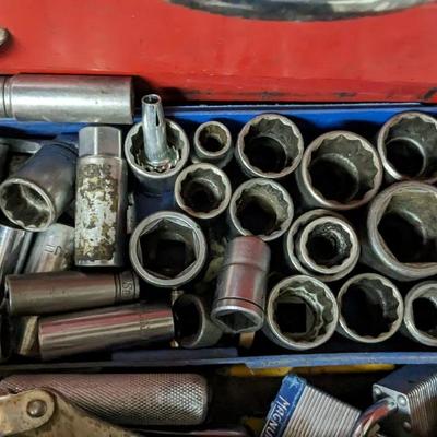 Rolling Toolbox with Contents