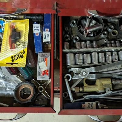 Rolling Toolbox with Contents