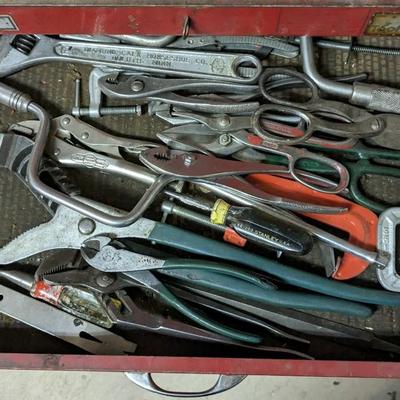 Rolling Toolbox with Contents