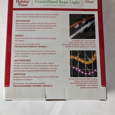 New in Box Clear Rope Lights
