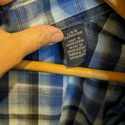 Shortsleeve Pearl Snap Button Men's Shirts