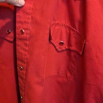 Shortsleeve Pearl Snap Button Men's Shirts
