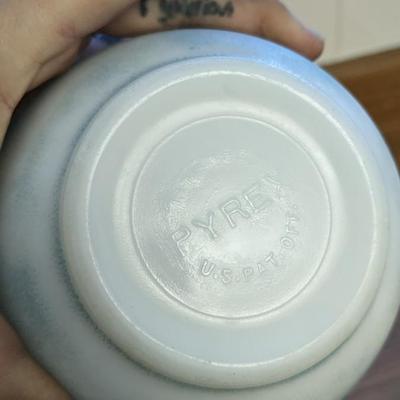 Pyrex Primary and Corning Cornflower