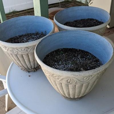 Patio Set and Pots