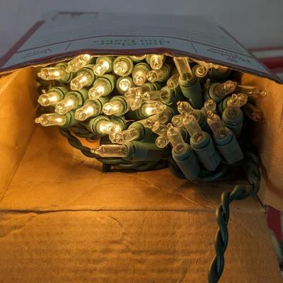 New in Box 100 Clear Mini Lights