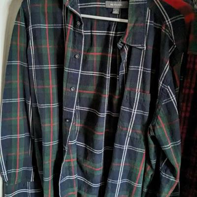 Men's Long Sleeve Western Wear and Flannel Shirts