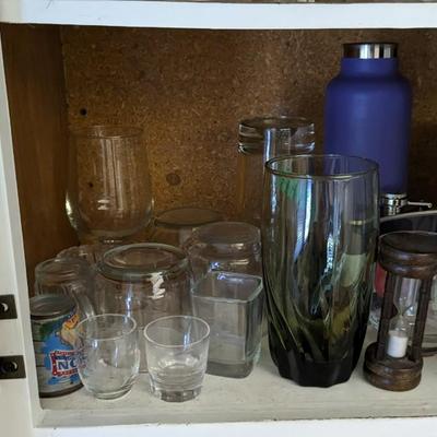 Contents of Upper Kitchen Cabinets