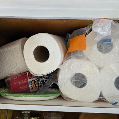 Contents of Upper Kitchen Cabinets