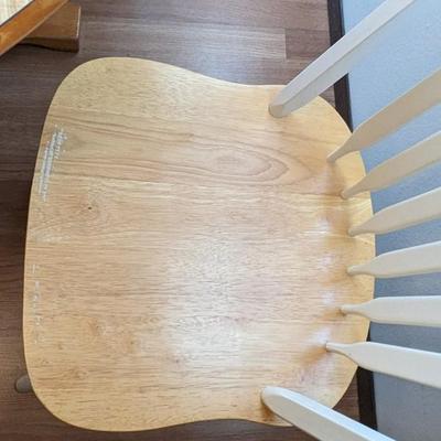 Two Tone Round Dining Table and Chairs