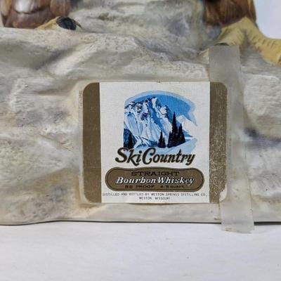 Ski Country Bourbon Whiskey Massive Eagle Decanter