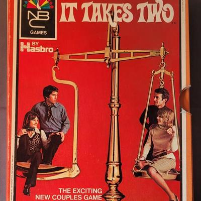 1970 It Takes Two NBC & Hasbro Board
