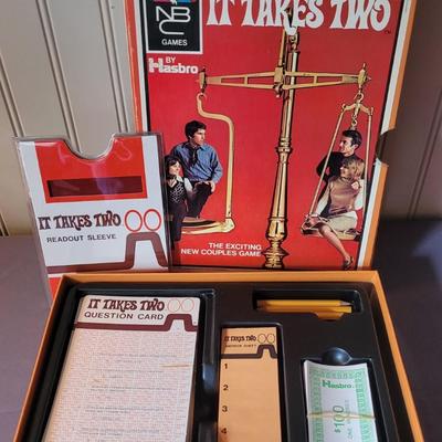 1970 It Takes Two NBC & Hasbro Board