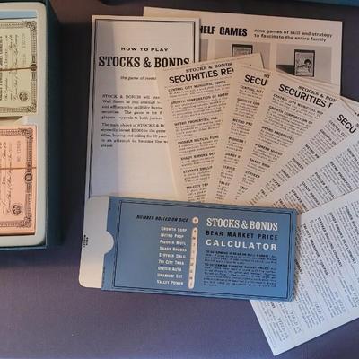 1964 Stocks & Bonds Board Game