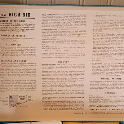1965 High Bid: The Auction Game