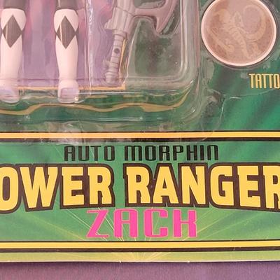 1994 Auto Morphin Power Ranger "Zach" New in the Package