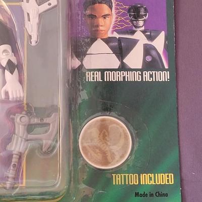 1994 Auto Morphin Power Ranger "Zach" New in the Package