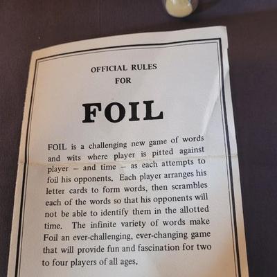 Vintage Foil Card Game