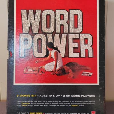 1967 Word Power Board Game