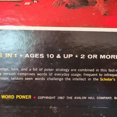 1967 Word Power Board Game