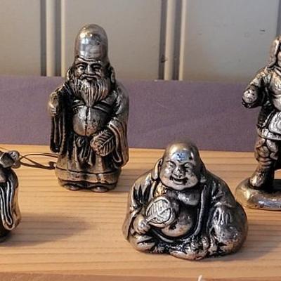 Vintage Japanese Sterling Seven God's with Box and Original Paperwork