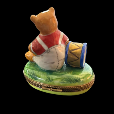 Rochland Limoges Bear Trinket Box